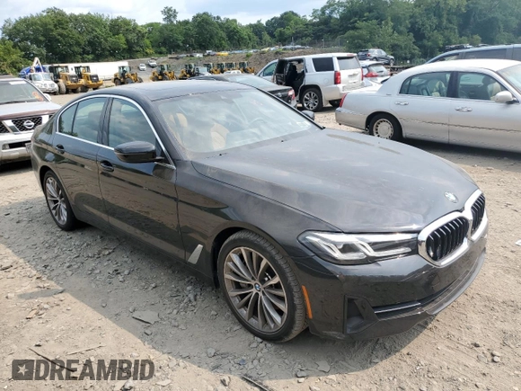 2023 BMW 5 Series 540i xDrive with VIN WBA73BJ05PWY16917, listed as a Copart auction lot 66885104 with 13,421 mi miles and Salvage Title. Bid and sale history available at carsss.com. Image 4.