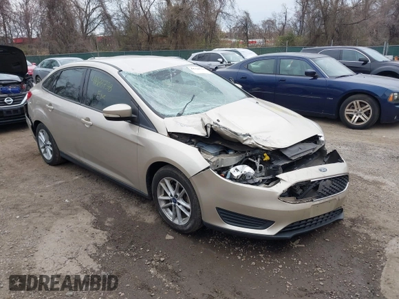 2017 Ford Focus SE with VIN 1FADP3F28HL252411, listed as a IAAI auction lot 41888738 with 103,981 mi miles. Bid and sale history available at carsss.com. Image 1.