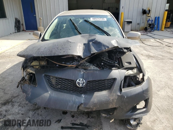 2010 Toyota Corolla with VIN 2T1BU4EE4AC427018, listed as a Copart auction lot 48974735 with 59,543 mi miles and Salvage Title. Bid and sale history available at carsss.com. Image 5.