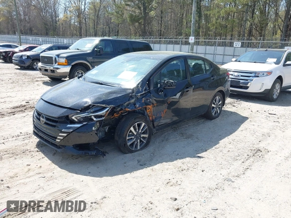 2024 Nissan Versa S with VIN 3N1CN8DV9RL849940, listed as a IAAI auction lot 41910940 with 5,087 mi miles and . Bid and sale history available at DreamBid. Image 2.