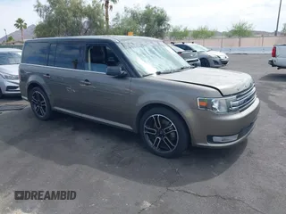2014 Ford Flex SEL z VIN 2FMGK5C85EBD07124, wystawiony jako IAAI lot #42409959 z przebiegiem 141 761 mil mil oraz . Historia ofert i sprzedaży dostępna na DreamBid. Obrazek 1.