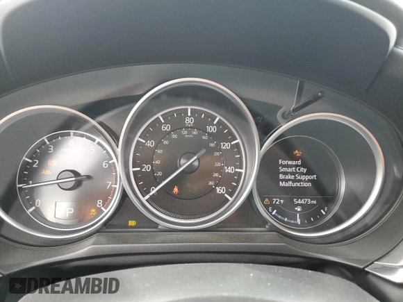 2021 Mazda 6 Grand Touring with VIN JM1GL1TY4M1619939, listed as a Copart auction lot 50420515 with 54,473 mi miles and Salvage Title. Bid and sale history available at carsss.com. Image 9.