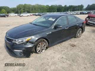 2019 Kia Optima LX with VIN 5XXGT4L3XKG325811, listed as a Copart auction lot 60086385 with 122,735 mi miles and Salvage title. Bid and sale history available at DreamBid. Image 1.