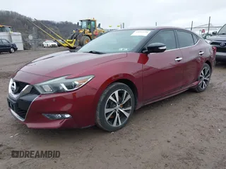 2017 Nissan Maxima SV with VIN 1N4AA6AP9HC372792, listed as a IAAI auction lot 41953278 with 112,250 mi miles and . Bid and sale history available at DreamBid. Image 17.