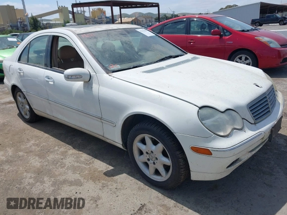 2002 Mercedes-Benz C with VIN WDBRF61J02F208524, listed as a IAAI auction lot 42111684 with 193,535 mi miles and . Bid and sale history available at carsss.com. Image 1.