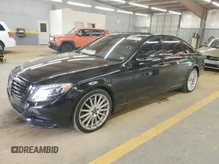 2015 Mercedes-Benz S 550 with VIN WDDUG8FB9FA125933, listed as a Copart auction lot 60938795 with 174,796 mi miles and Salvage title. Bid and sale history available at DreamBid. Image 1.