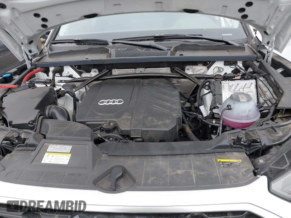 2023 Audi Q5 S line Premium with VIN WA1GAAFY9P2135453, listed as a IAAI auction lot 42030044 with 27,690 mi miles and . Bid and sale history available at DreamBid. Image 10.
