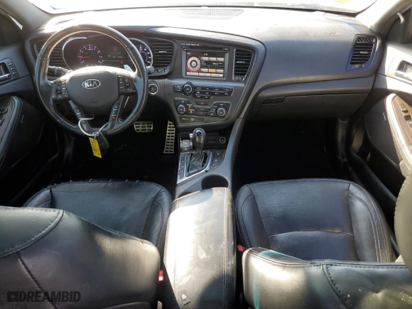 2013 Kia Optima SX w/Limited Pkg with VIN 5XXGR4A63DG159176, listed as a Copart auction lot 46839775 with 163,483 mi miles and Salvage Title. Bid and sale history available at carsss.com. Image 8.