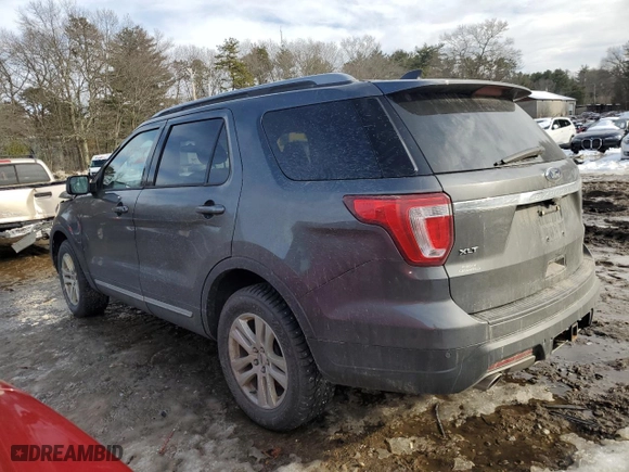 2018 Ford Explorer XLT with VIN 1FM5K8D87JGB73209, listed as a Copart auction lot 45996165 with 0 mi miles and Salvage Title. Bid and sale history available at carsss.com. Image 2.