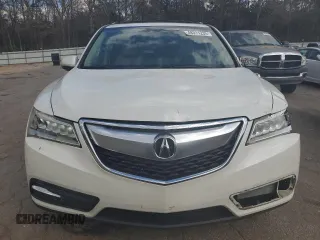 2015 Acura MDX Technology with VIN 5FRYD3H46FB005471, listed as a Copart auction lot 48311235 with 188,093 mi miles and Salvage title. Bid and sale history available at DreamBid. Image 5.