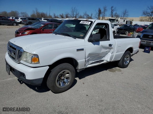 2007 Ford Ranger XL with VIN 1FTYR10DX7PA45417, listed as a Copart auction lot 49907975 with 233,033 mi miles and Salvage Title. Bid and sale history available at carsss.com. Image 1.