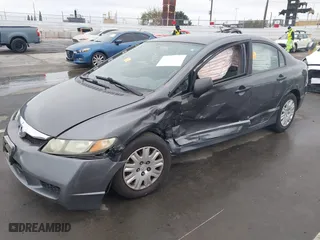 2009 Honda Civic Sdn DX-VP with VIN 2HGFA16339H344821, listed as a IAAI auction lot 41770935 with 1 mi miles. Bid and sale history available at carsss.com. Image 18.