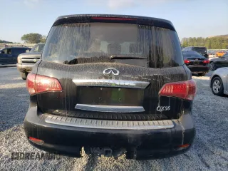 2013 Infiniti QX56 8-passenger with VIN JN8AZ2ND7D9730267, listed as a Copart auction lot 76042814 with 166,620 mi miles and Clean Title. Bid and sale history available at carsss.com. Image 6.