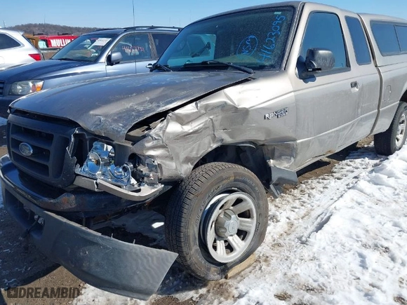 2005 Ford Ranger XL with VIN 1FTYR14U55PA92555, listed as a IAAI auction lot 41623095 with 131,488 mi miles. Bid and sale history available at carsss.com. Image 6.