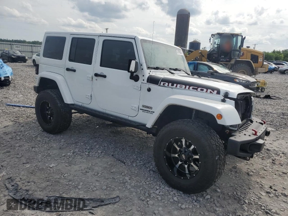 2017 Jeep Wrangler Unlimited Rubicon Recon with VIN 1C4BJWFG7HL696895, listed as a Copart auction lot 57409625 with 50,802 mi miles and Salvage title. Bid and sale history available at DreamBid. Image 4.