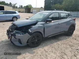 2021 Nissan Kicks SR z VIN 3N1CP5DV1ML517850, wystawiony jako Copart lot #59174555 z przebiegiem 11 949 mil mil oraz Szkoda całkowita • Salvage title. Historia ofert i sprzedaży dostępna na DreamBid. Obrazek 1.