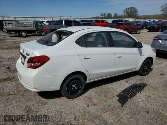 2017 Mitsubishi Mirage ES with VIN ML32F3FJ4HHF10735, listed as a Copart auction lot 54632945 with 78,161 mi miles and Clean title. Bid and sale history available at DreamBid. Image 3.
