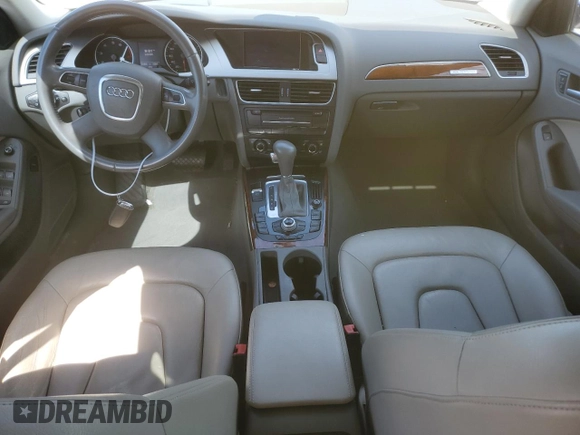 2011 Audi A4 Premium Plus with VIN WAUFFAFL2BN035030, listed as a Copart auction lot 58201545 with 171,872 mi miles and Salvage title. Bid and sale history available at DreamBid. Image 8.