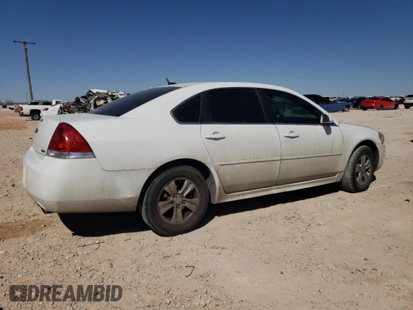 2014 Chevrolet Impala LS with VIN 2G1WA5E36E1189216, listed as a Copart auction lot 47114675 with 93,990 mi miles and Salvage title. Bid and sale history available at DreamBid. Image 3.