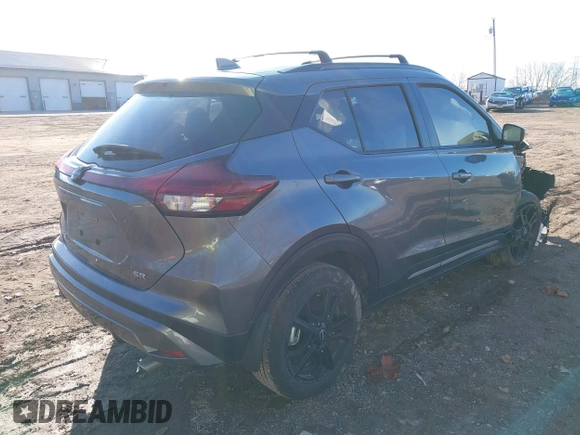 2023 Nissan Kicks SR with VIN 3N1CP5DV8PL563194, listed as a IAAI auction lot 40801411 with 15,016 mi miles and . Bid and sale history available at carsss.com. Image 4.