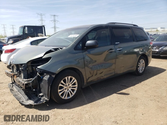 2013 Toyota Sienna XLE AAS с VIN 5TDYK3DC2DS313685, выставлен на аукционе Copart как лот 56064505 с пробегом 115 624 миль миль и Списание • Salvage title. История ставок и продаж доступна на DreamBid. Изображение 1.