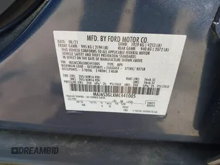 2021 Ford EcoSport SE z VIN MAJ6S3GLXMC441005, wystawiony jako IAAI lot #41869802 z przebiegiem 10 359 mil mil oraz . Historia ofert i sprzedaży dostępna na DreamBid. Obrazek 9.