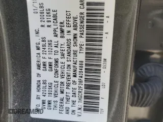 2015 Honda Accord LX with VIN 1HGCR2F36FA094888, listed as a Copart auction lot 41798445 with 71,959 mi miles and Salvage Title. Bid and sale history available at carsss.com. Image 12.