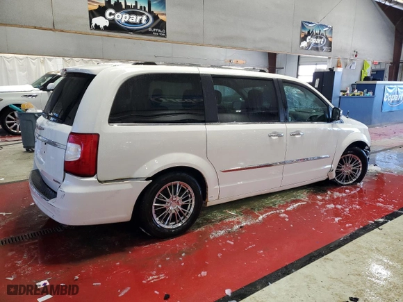 2012 Chrysler Town & Country Limited with VIN 2C4RC1GG7CR252376, listed as a Copart auction lot 42111745 with 126,159 mi miles and Salvage Title. Bid and sale history available at carsss.com. Image 3.