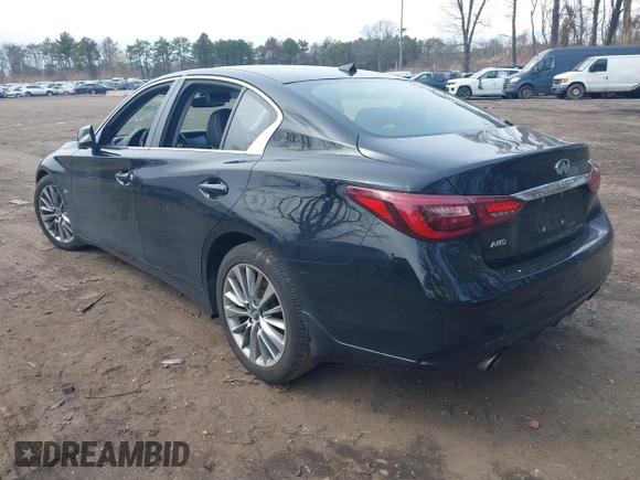 2018 Infiniti Q50 Sport with VIN JN1EV7AR8JM612165, listed as a IAAI auction lot 42007029 with 71,328 mi miles and . Bid and sale history available at carsss.com. Image 3.