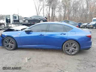 2023 Acura TLX w/A-Spec Package with VIN 19UUB6F58PA000934, listed as a IAAI auction lot 41241476 with 28,380 mi miles. Bid and sale history available at carsss.com. Image 14.