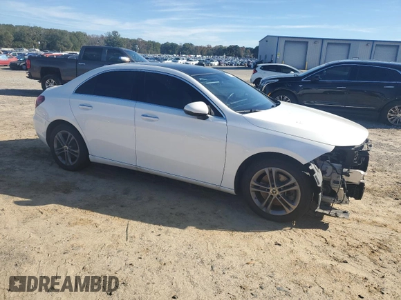 2020 Mercedes-Benz A 220 with VIN W1K3G4EB6LJ234481, listed as a Copart auction lot 80072144 with 55,648 mi miles and Salvage Title. Bid and sale history available at DreamBid. Image 4.