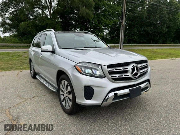 2017 Mercedes-Benz GLS 450 with VIN 4JGDF6EE0HA770126, listed as a Copart auction lot 73092714 with 124,664 mi miles and Clean Title. Bid and sale history available at DreamBid. Image 1.