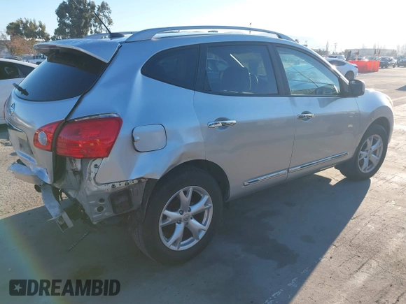 2011 Nissan Rogue SV with VIN JN8AS5MT1BW166774, listed as a IAAI auction lot 41343055 with 117,904 mi miles. Bid and sale history available at carsss.com. Image 4.