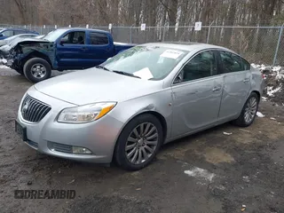 2011 Buick Regal CXL RL2 with VIN W04GP5EC4B1008636, listed as a IAAI auction lot 41362854 with 93,109 mi miles. Bid and sale history available at carsss.com. Image 2.