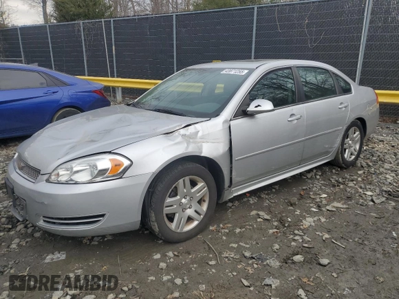 2014 Chevrolet Impala LT with VIN 2G1WB5E38E1177128, listed as a Copart auction lot 43871255 with 145,386 mi miles and Salvage Title. Bid and sale history available at DreamBid. Image 1.