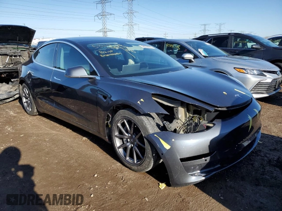 2020 Tesla Model 3 Long Range with VIN 5YJ3E1EB1LF534760, listed as a Copart auction lot 48039835 with 65,891 mi miles and Salvage Title. Bid and sale history available at carsss.com. Image 4.