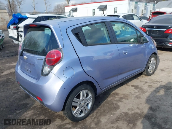 2014 Chevrolet Spark LT with VIN KL8CD6S94EC459272, listed as a IAAI auction lot 41629128 with 79,259 mi miles. Bid and sale history available at carsss.com. Image 4.