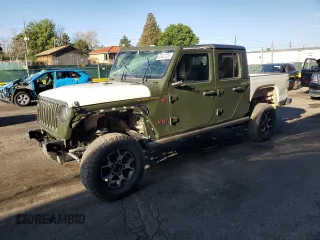 2022 Jeep Gladiator Rubicon with VIN 1C6JJTBG9NL122348, listed as a Copart auction lot 55487235 with 41,243 mi miles and Salvage title. Bid and sale history available at DreamBid. Image 1.