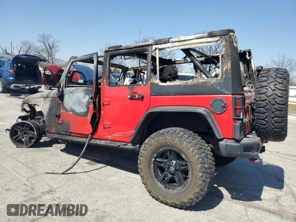 2017 Jeep Wrangler Unlimited Rubicon с VIN 1C4BJWFG6HL751417, выставлен на аукционе Copart как лот 48588335 с пробегом Не указан миль и На запчасти • Non repairable. История ставок и продаж доступна на DreamBid. Изображение 2.