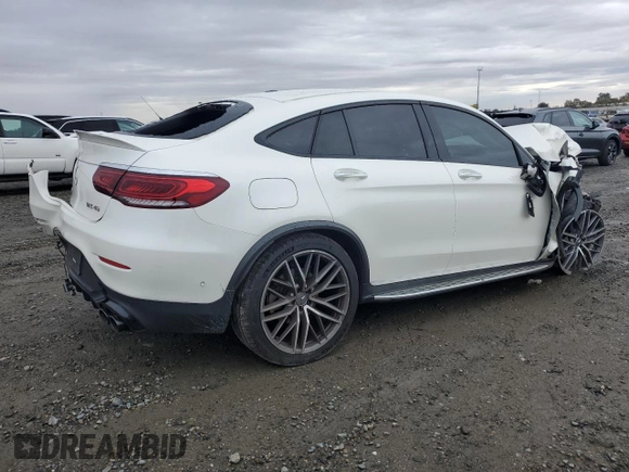 2021 Mercedes-Benz GLC with VIN W1N0J6EB1MF930348, listed as a Copart auction lot 81503894 with 55,948 mi miles and Salvage Title. Bid and sale history available at carsss.com. Image 3.