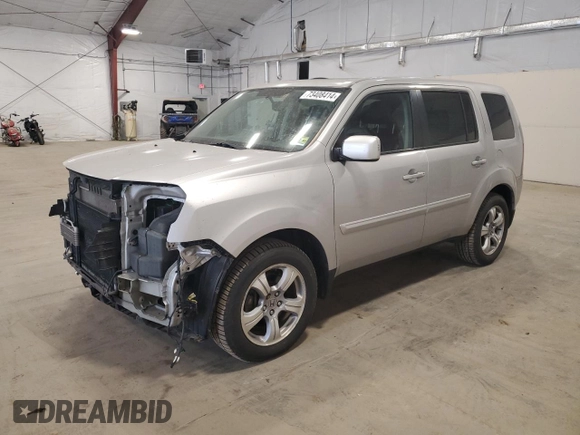 2015 Honda Pilot EX-L with VIN 5FNYF4H5XFB002471, listed as a Copart auction lot 73408414 with 113,334 mi miles and Salvage Title. Bid and sale history available at carsss.com. Image 1.