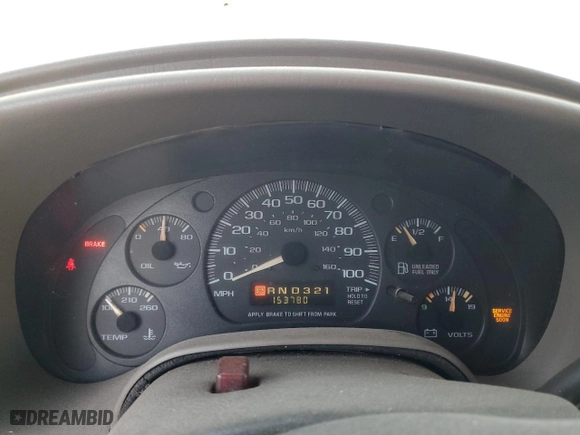 2003 Chevrolet Astro Cargo Van with VIN 1GCDM19X53B126066, listed as a Copart auction lot 79508884 with 153,780 mi miles and Salvage Title. Bid and sale history available at carsss.com. Image 9.