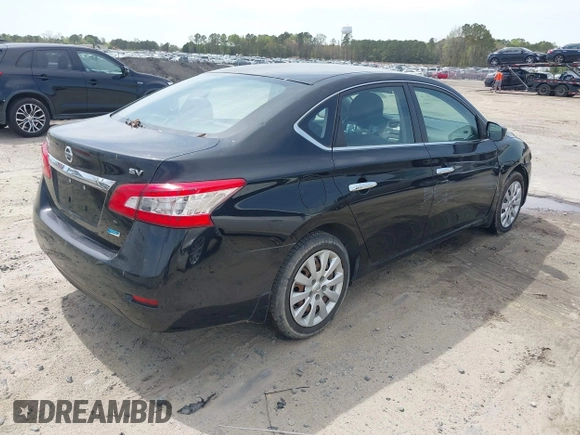 2013 Nissan Sentra SV with VIN 1N4AB7AP5DN909661, listed as a IAAI auction lot 41944990 with 90,767 mi miles and . Bid and sale history available at DreamBid. Image 4.