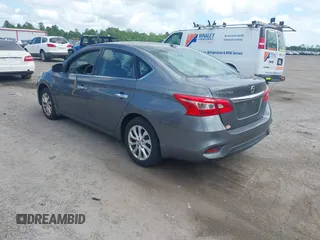 2018 Nissan Sentra SV with VIN 3N1AB7AP1JL635805, listed as a IAAI auction lot 42133147 with 140,500 mi miles. Bid and sale history available at carsss.com. Image 3.