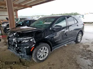 2024 Chevrolet Equinox LS z VIN 3GNAXHEG0RL366097, wystawiony jako Copart lot #61048045 z przebiegiem 22 968 mil mil oraz Szkoda całkowita • Salvage title. Historia ofert i sprzedaży dostępna na DreamBid. Obrazek 1.
