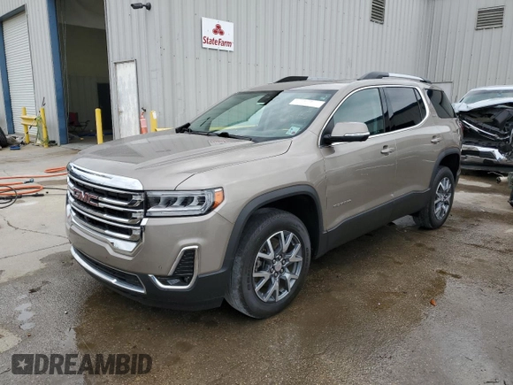 2023 GMC Acadia SLT with VIN 1GKKNMLSXPZ175185, listed as a Copart auction lot 57049015 with 36,777 mi miles and Salvage title. Bid and sale history available at DreamBid. Image 1.