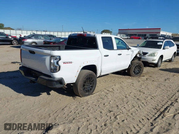 2023 Chevrolet Colorado 4WD Trail Boss with VIN 1GCPTEEK9P1245719, listed as a IAAI auction lot 40695339 with Not Provided miles. Bid and sale history available at carsss.com. Image 4.