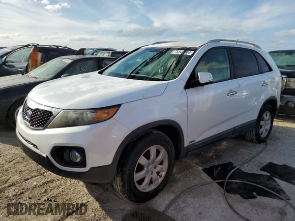 2011 Kia Sorento LX with VIN 5XYKTCA17BG135286, listed as a Copart auction lot 75340844 with 142,246 mi miles and Salvage Title. Bid and sale history available at carsss.com. Image 1.