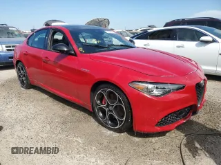 2022 Alfa Romeo Giulia Ti with VIN ZARFAMBN9N7654264, listed as a Copart auction lot 74699724 with 0 mi miles and Non Repairable. Bid and sale history available at carsss.com. Image 4.
