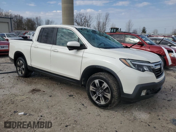 2018 Honda Ridgeline RTL-T with VIN 5FPYK3F69JB014290, listed as a Copart auction lot 53443965 with 99,000 mi miles and Clean title. Bid and sale history available at DreamBid. Image 4.